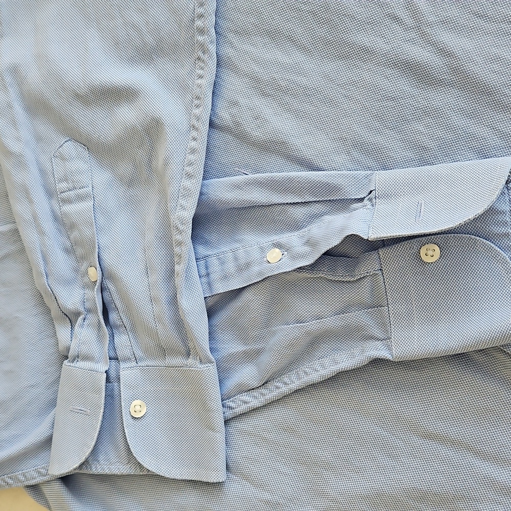 Saks Fifth Avenue Slim Fit Button-down Shirt 15 1/2 - 32/33 - Picture 7 of 9